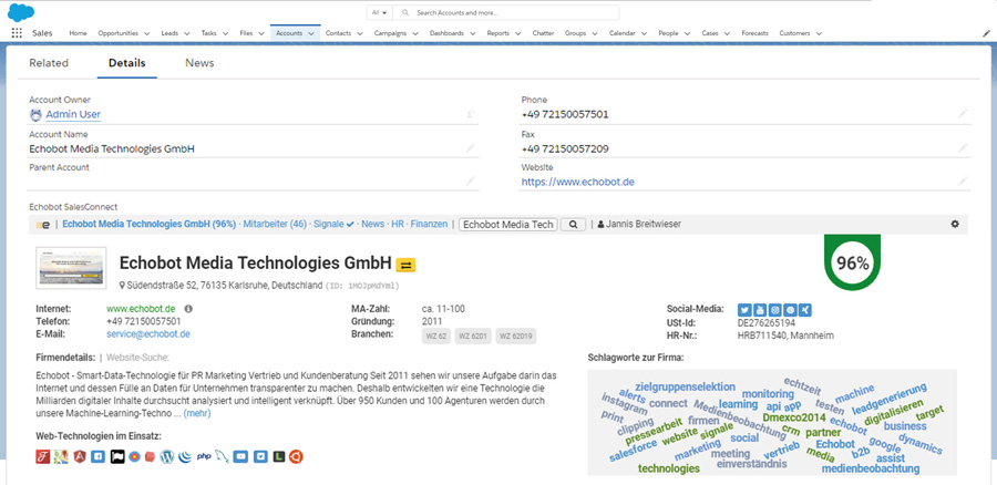 CONNECT Salesforce-Integration