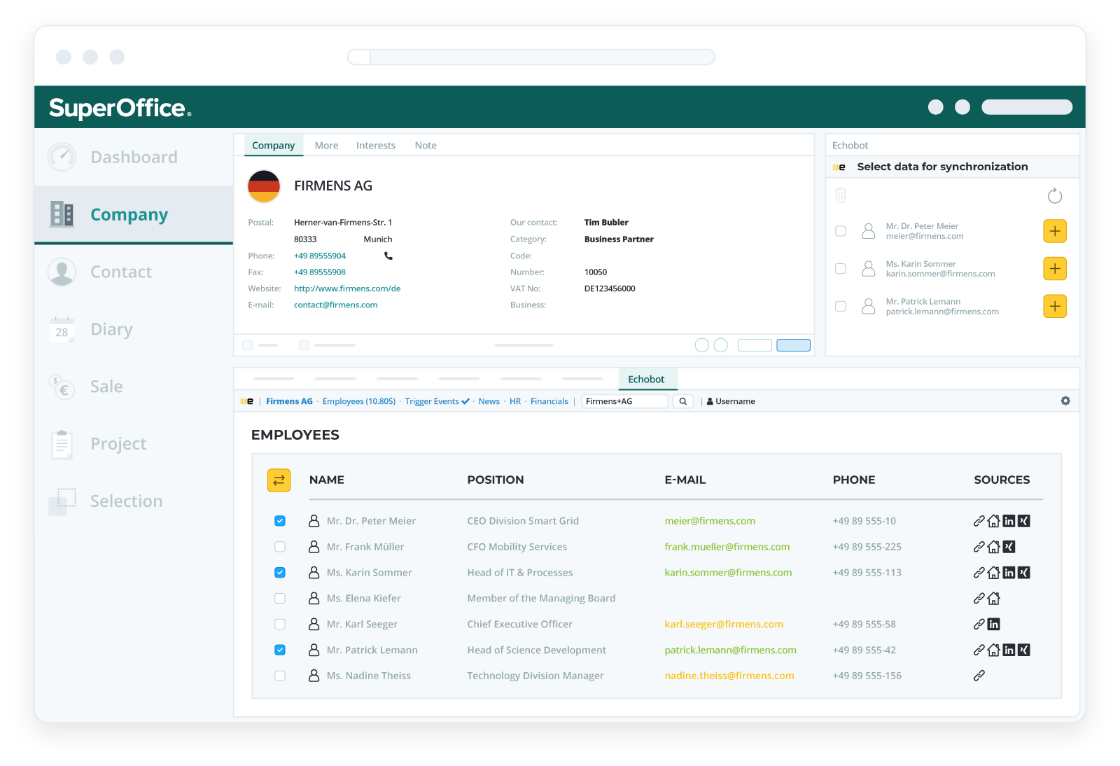DSGVO-konforme Mitarbeiterdaten direkt im SuperOffice CRM DSGVO-konforme Mitarbeiterdaten direkt im CRM