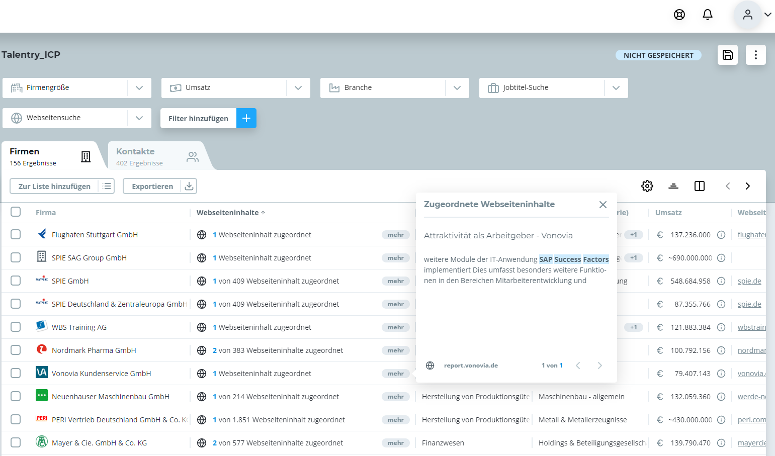 Suche nach Bewerbermanagement Suche nach Bewerbermanagement