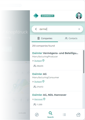 Firmen & Kontakte entdecken Firmen & Kontakte entdecken