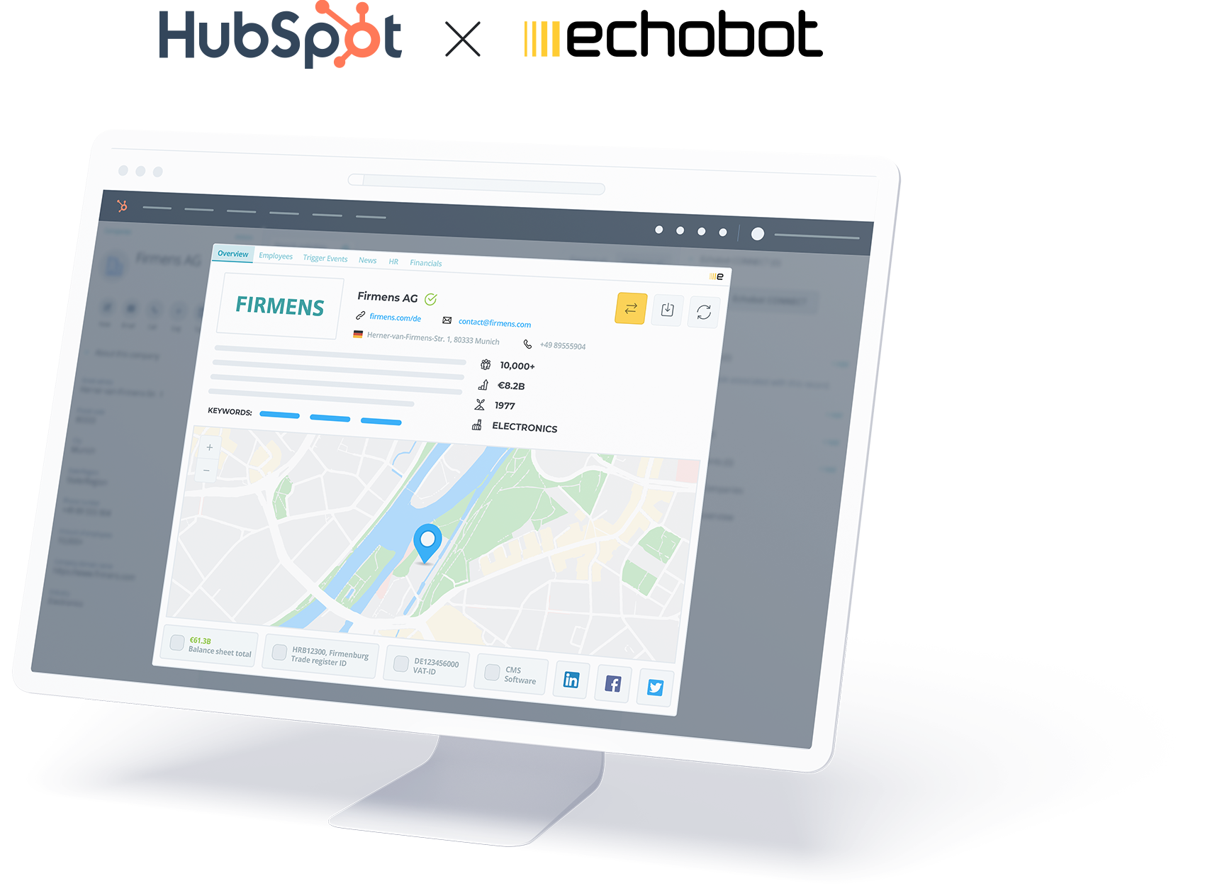 Hubspot x Echobot Hubspot x Echobot