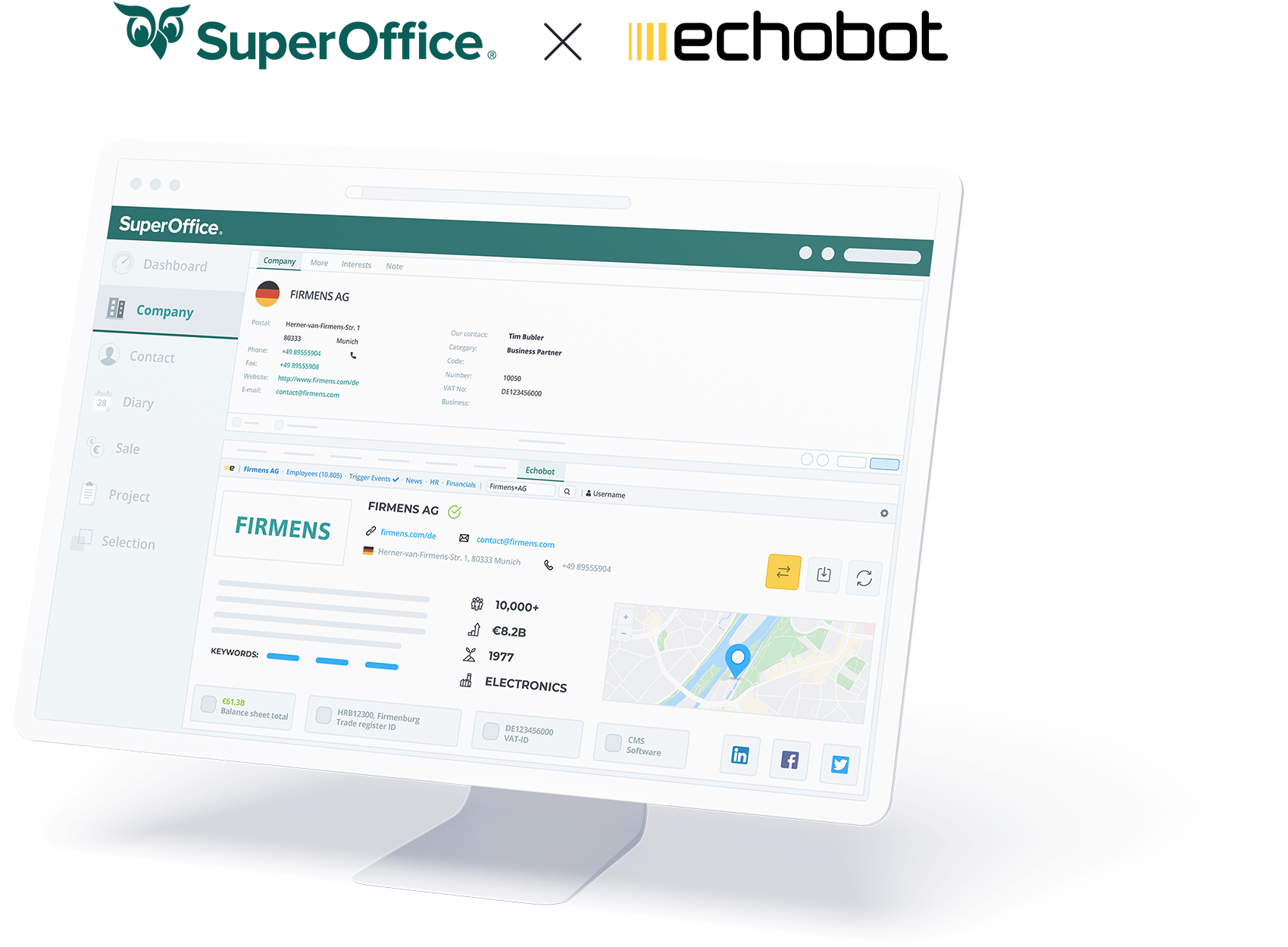 SuperOffice X Echobot SuperOffice X Echobot